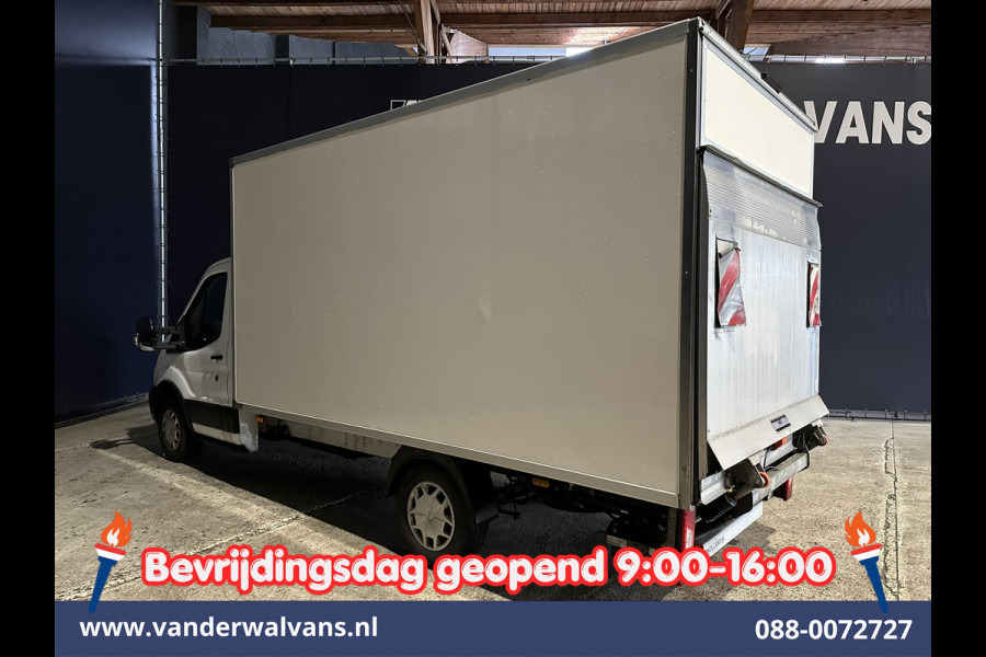 Ford Transit 2.0 TDCI 161pk Bakwagen Laadklep Euro6 Airco | Cruisecontrol | Verwarmde voorruit | 1040kg laadvermogen Bijrijdersbank