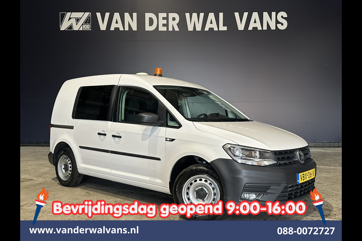 Volkswagen Caddy 2.0 TDI L1H1 Euro6 Airco | Camera | Cruisecontrol | Trekhaak Verwarmde Voorruit, Zijdeur, Parkeersensoren