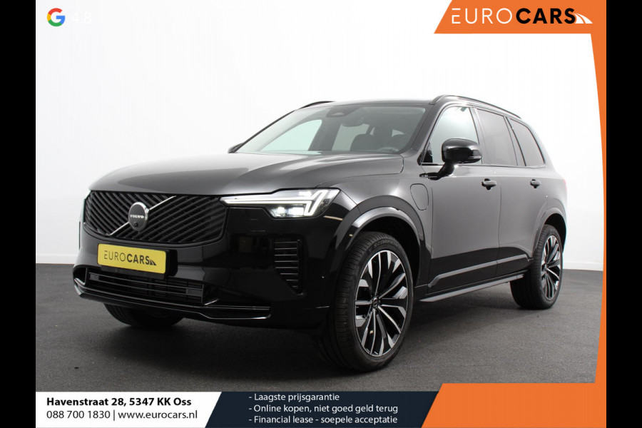 Volvo XC90 2.0 T8 Plug-in hybrid AWD Plus Dark 7 persoons DEMO Navigatie Apple Carplay/Android Auto 360 Camera Parkeersensoren Adaptive Cruise Control Full LED Stoel- en stuurverwarming Memory stoelen Climate Control Lichtmetalen velgen