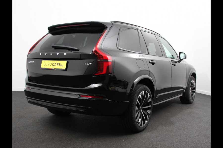Volvo XC90 2.0 T8 Plug-in hybrid AWD Plus Dark 7 persoons DEMO Navigatie Apple Carplay/Android Auto 360 Camera Parkeersensoren Adaptive Cruise Control Full LED Stoel- en stuurverwarming Memory stoelen Climate Control Lichtmetalen velgen