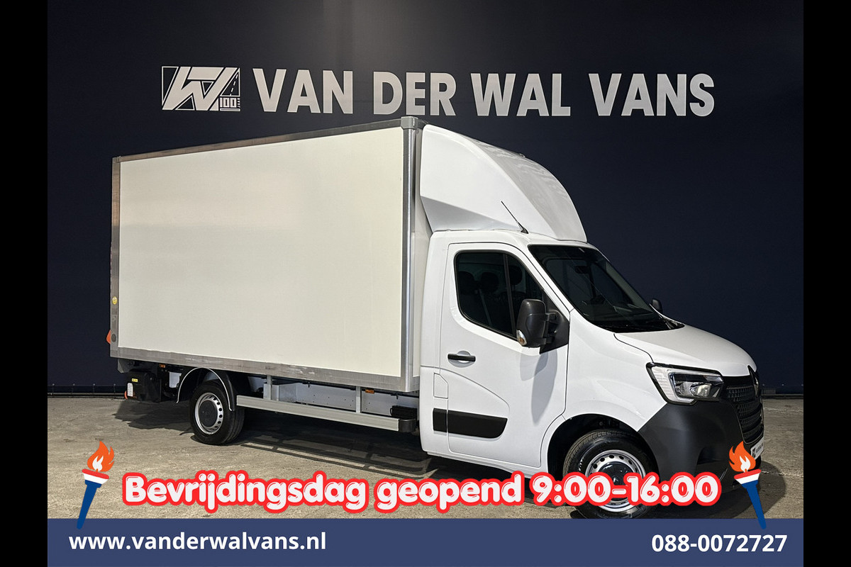 Renault Master 2.3 dCi 146pk Bakwagen 222cm Hoog Laadklep Fabrieksgarantie Euro6 Airco | Camera | Navigatie | LED Cruisecontrol, Bijrijdersbank