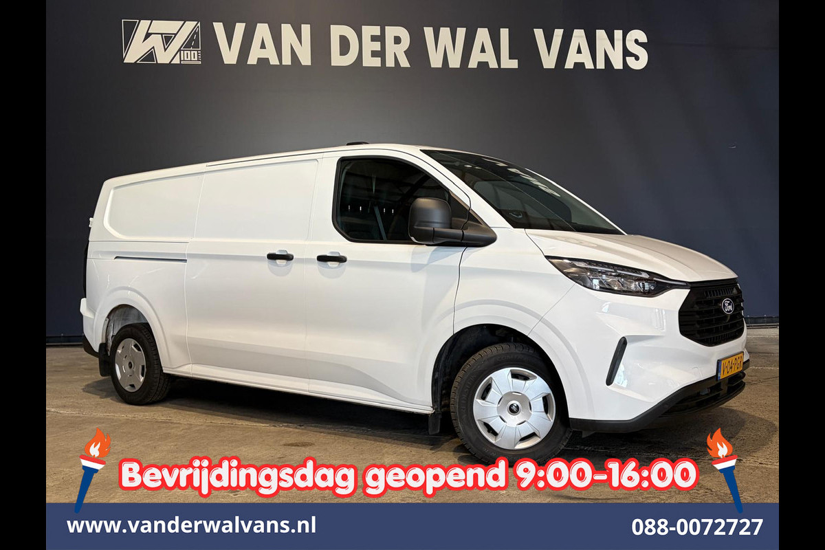 Ford Transit Custom 2.0 TDCI 136pk L2H1 Fabrieksgarantie Euro6 Airco | Camera | Apple Carplay | LED Cruisecontrol, Android Auto, Verwarmde Voorruit, Parkeersensoren, Bijrijdersbank, 2740kg trekvermogen