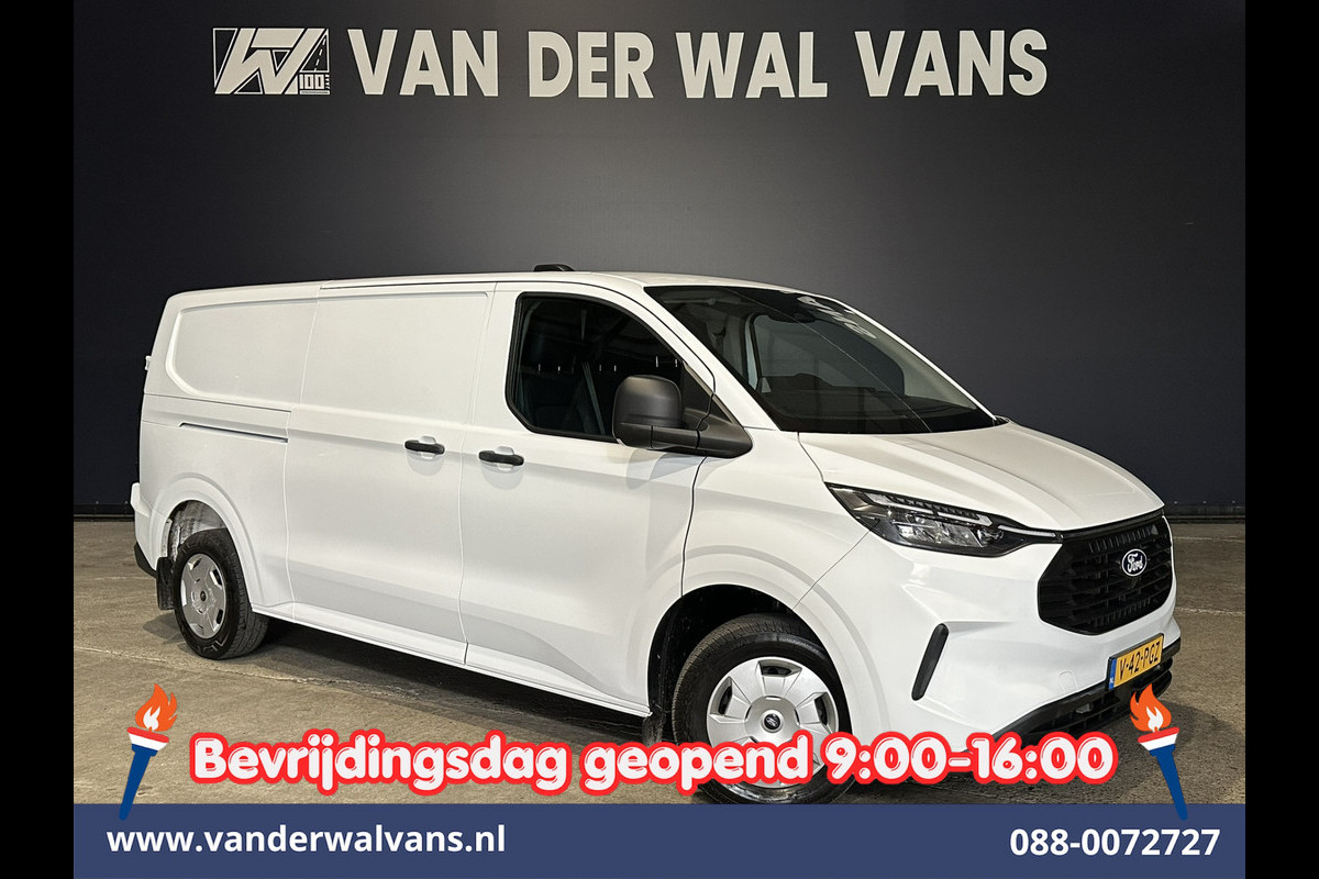 Ford Transit Custom 2.0 TDCI 136pk L2H1 Fabrieksgarantie Euro6 Airco | Camera | Apple Carplay | LED Cruisecontrol, Android Auto, Verwarmde Voorruit, Parkeersensoren, Bijrijdersbank, 2740kg trekvermogen