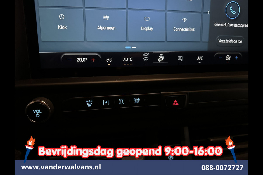 Ford Transit Custom 2.0 TDCI 136pk L2H1 Euro6 Airco | Camera | LED | Apple Carplay | Cruisecontrol Android Auto, Verwarmde voorruit, Parkeersensoren, Bijrijdersbank