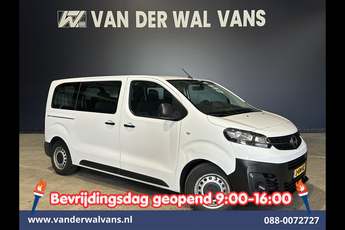 Opel Vivaro Combi 1.5 CDTI 120pk L2H1 Personenbus 9-Zits Euro6 Airco | Navigatie | Apple Carplay | Cruisecontrol Android Auto, Achterklep, Parkeersensoren