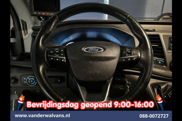 Ford Transit 2.0 TDCI 160pk Bakwagen 225cm Hoog Laadklep Euro6 Airco | Camera | Cruisecontrol Stoelverwarming, Verwarmde Voorruit, Bijrijdersbank, 925kg laadvermogen