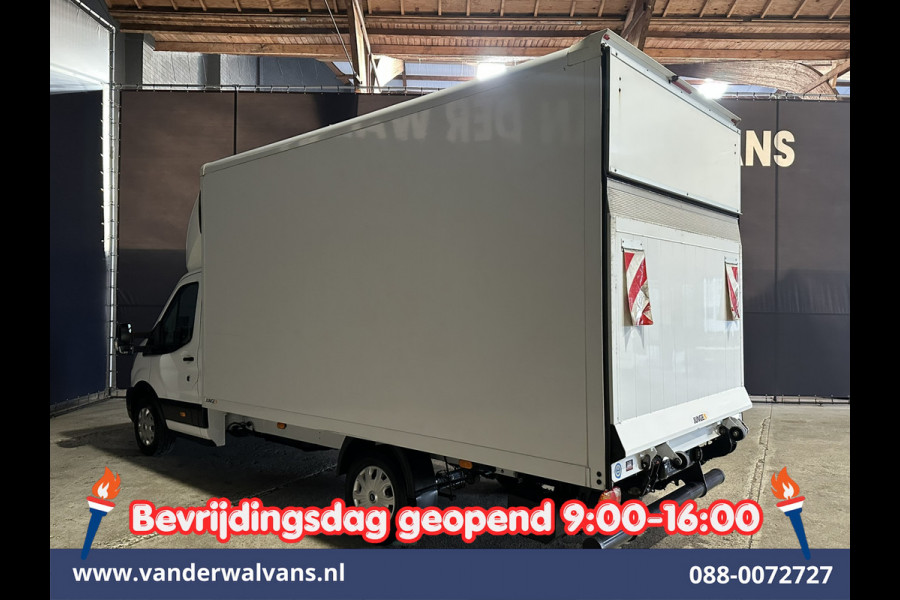 Ford Transit 2.0 TDCI 160pk Bakwagen 225cm Hoog Laadklep Euro6 Airco | Camera | Cruisecontrol Stoelverwarming, Verwarmde Voorruit, Bijrijdersbank, 925kg laadvermogen