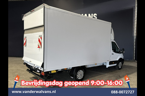 Ford Transit 2.0 TDCI 160pk Bakwagen 225cm Hoog Laadklep Euro6 Airco | Camera | Cruisecontrol Stoelverwarming, Verwarmde Voorruit, Bijrijdersbank, 925kg laadvermogen