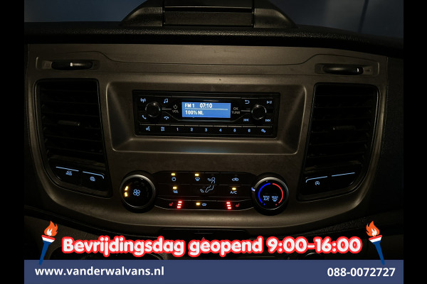 Ford Transit 2.0 TDCI 160pk Bakwagen 225cm Hoog Laadklep Euro6 Airco | Camera | Cruisecontrol Stoelverwarming, Verwarmde Voorruit, Bijrijdersbank, 925kg laadvermogen
