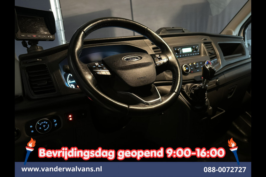 Ford Transit 2.0 TDCI 160pk Bakwagen 225cm Hoog Laadklep Euro6 Airco | Camera | Cruisecontrol Stoelverwarming, Verwarmde Voorruit, Bijrijdersbank, 925kg laadvermogen