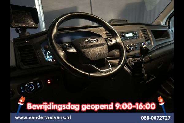 Ford Transit 2.0 TDCI 160pk Bakwagen 225cm Hoog Laadklep Euro6 Airco | Camera | Cruisecontrol Stoelverwarming, Verwarmde Voorruit, Bijrijdersbank, 925kg laadvermogen