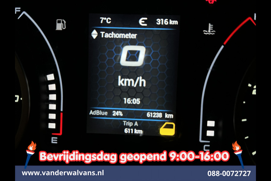 Iveco Daily 35S16 157pk L2H2 Euro6 Airco | Parkeersensoren | 3500kg Trekvermogen Bijrijdersbank