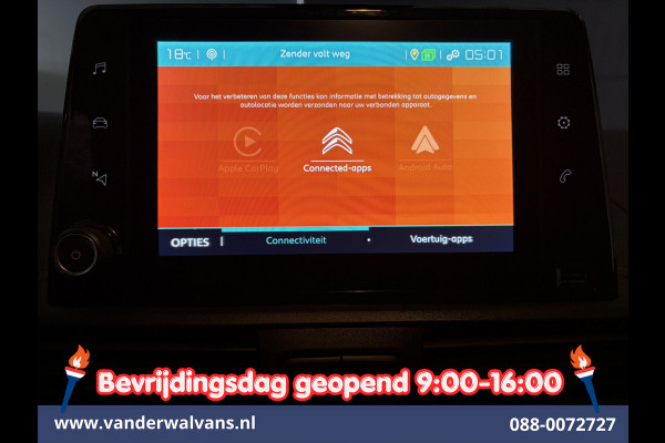 Citroën Berlingo 1.2 PureTech 130pk Automaat Benzine L1H1 Euro6 Airco | 3-Zits | 2x zijdeur | Navigatie | Apple Carplay Android Auto, Cruisecontrol, Parkeersensoren, Bijrijdersbank