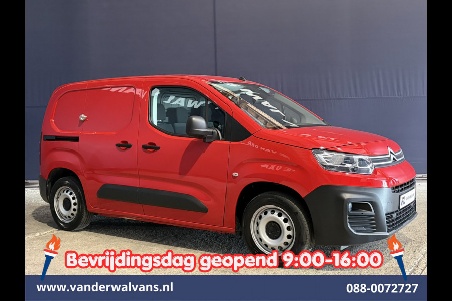 Citroën Berlingo 1.2 PureTech 130pk Automaat Benzine L1H1 Euro6 Airco | 3-Zits | 2x zijdeur | Navigatie | Apple Carplay Android Auto, Cruisecontrol, Parkeersensoren, Bijrijdersbank