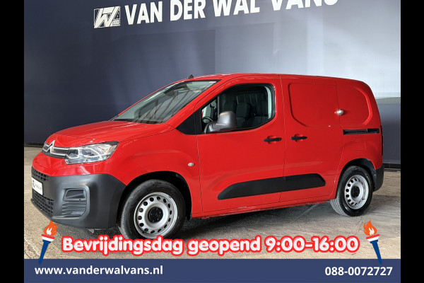 Citroën Berlingo 1.2 PureTech 130pk Automaat Benzine L1H1 Euro6 Airco | 3-Zits | 2x zijdeur | Navigatie | Apple Carplay Android Auto, Cruisecontrol, Parkeersensoren, Bijrijdersbank