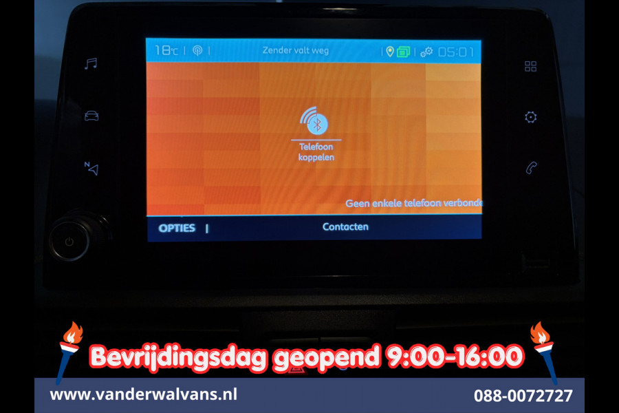 Citroën Berlingo 1.2 PureTech 130pk Automaat Benzine L1H1 Euro6 Airco | 3-Zits | 2x zijdeur | Navigatie | Apple Carplay Android Auto, Cruisecontrol, Parkeersensoren, Bijrijdersbank