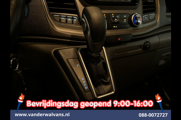 Ford Transit Custom 2.0 TDCI 131pk Automaat L2H1 Inrichting Euro6 Airco | 2x zijdeur | Camera | Navigatie | LED | Android Auto | Cruisecontrol Verwarmde voorruit, Parkeersensoren, Bijrijdersbank