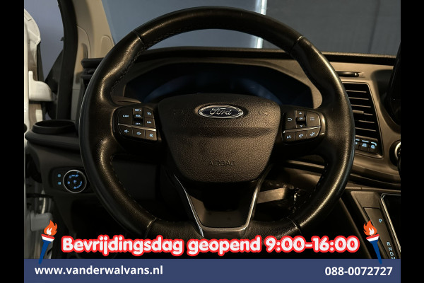 Ford Transit Custom 2.0 TDCI 131pk Automaat L2H1 Inrichting Euro6 Airco | 2x zijdeur | Camera | Navigatie | LED | Android Auto | Cruisecontrol Verwarmde voorruit, Parkeersensoren, Bijrijdersbank