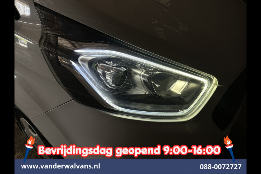 Ford Transit Custom 2.0 TDCI 131pk Automaat L2H1 Inrichting Euro6 Airco | 2x zijdeur | Camera | Navigatie | LED | Android Auto | Cruisecontrol Verwarmde voorruit, Parkeersensoren, Bijrijdersbank