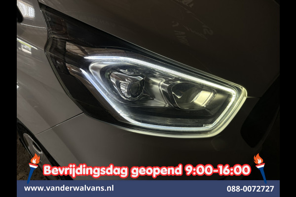 Ford Transit Custom 2.0 TDCI 131pk Automaat L2H1 Inrichting Euro6 Airco | 2x zijdeur | Camera | Navigatie | LED | Android Auto | Cruisecontrol Verwarmde voorruit, Parkeersensoren, Bijrijdersbank