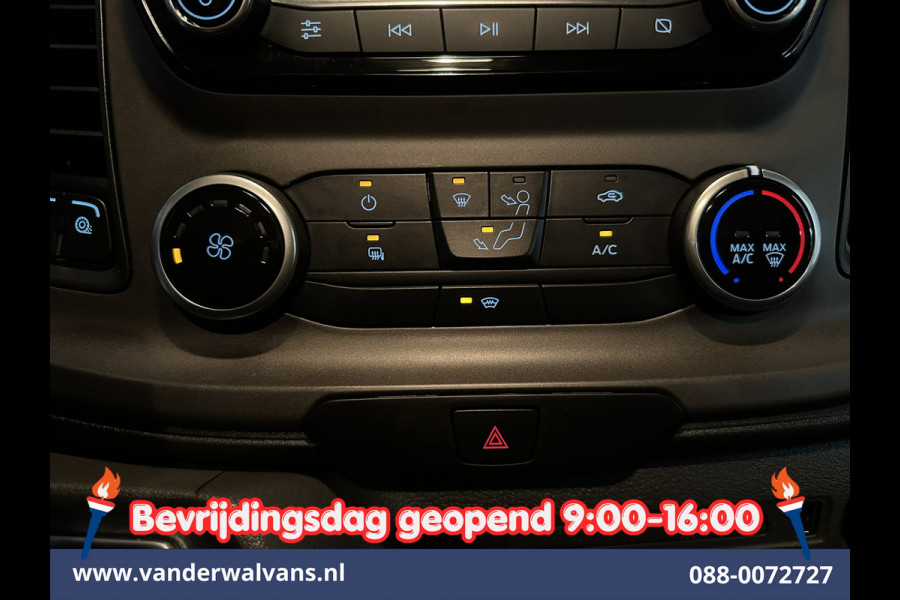 Ford Transit Custom 2.0 TDCI 131pk Automaat L2H1 Inrichting Euro6 Airco | 2x zijdeur | Camera | Navigatie | LED | Android Auto | Cruisecontrol Verwarmde voorruit, Parkeersensoren, Bijrijdersbank