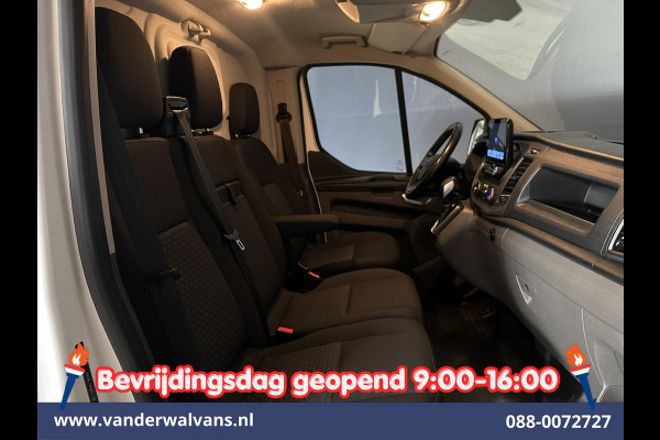 Ford Transit Custom 2.0 TDCI 131pk Automaat L2H1 Inrichting Euro6 Airco | 2x zijdeur | Camera | Navigatie | LED | Android Auto | Cruisecontrol Verwarmde voorruit, Parkeersensoren, Bijrijdersbank