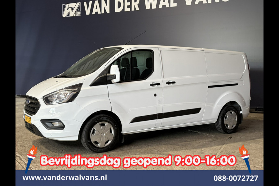 Ford Transit Custom 2.0 TDCI 131pk Automaat L2H1 Inrichting Euro6 Airco | 2x zijdeur | Camera | Navigatie | LED | Android Auto | Cruisecontrol Verwarmde voorruit, Parkeersensoren, Bijrijdersbank