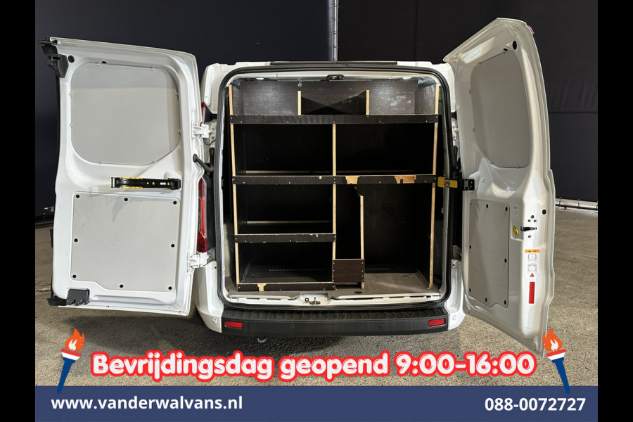 Ford Transit Custom 2.0 TDCI 131pk Automaat L2H1 Inrichting Euro6 Airco | 2x zijdeur | Camera | Navigatie | LED | Android Auto | Cruisecontrol Verwarmde voorruit, Parkeersensoren, Bijrijdersbank