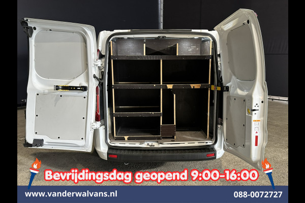 Ford Transit Custom 2.0 TDCI 131pk Automaat L2H1 Inrichting Euro6 Airco | 2x zijdeur | Camera | Navigatie | LED | Android Auto | Cruisecontrol Verwarmde voorruit, Parkeersensoren, Bijrijdersbank
