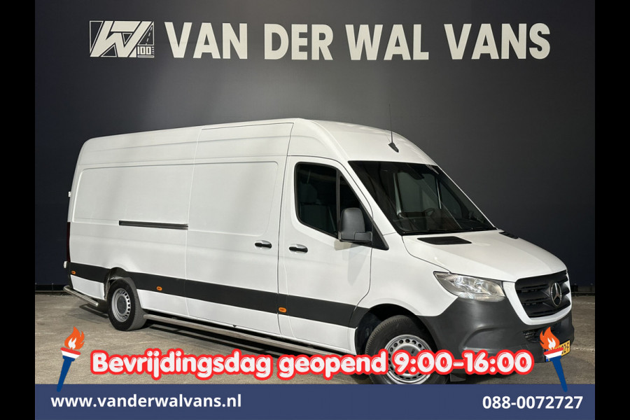Mercedes-Benz Sprinter 315CDI 150pk 9G-Tronic Automaat L3H2 Euro6 Airco | Camera | Apple Carplay | Cruisecontrol Android Auto, Chauffeursstoel, Sidebars, Trekhaak, Bijrijdersbank