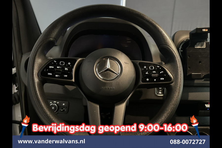 Mercedes-Benz Sprinter 315CDI 150pk 9G-Tronic Automaat L3H2 Euro6 Airco | Camera | Apple Carplay | Cruisecontrol Android Auto, Chauffeursstoel, Sidebars, Trekhaak, Bijrijdersbank