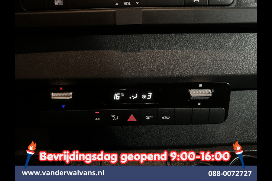 Mercedes-Benz Sprinter 315CDI 150pk 9G-Tronic Automaat L3H2 Euro6 Airco | Camera | Apple Carplay | Cruisecontrol Android Auto, Chauffeursstoel, Sidebars, Trekhaak, Bijrijdersbank