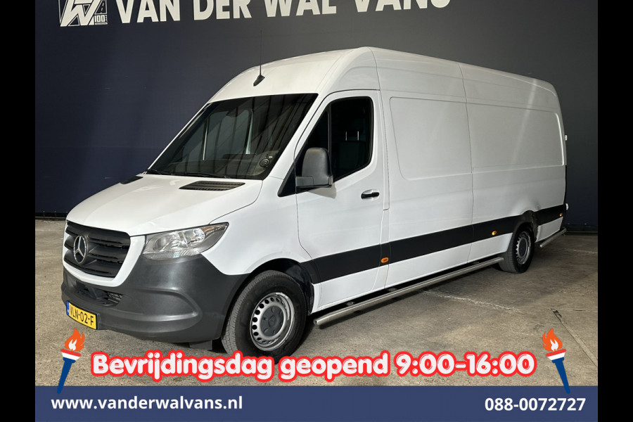 Mercedes-Benz Sprinter 315CDI 150pk 9G-Tronic Automaat L3H2 Euro6 Airco | Camera | Apple Carplay | Cruisecontrol Android Auto, Chauffeursstoel, Sidebars, Trekhaak, Bijrijdersbank