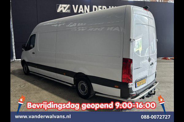 Mercedes-Benz Sprinter 315CDI 150pk 9G-Tronic Automaat L3H2 Euro6 Airco | Camera | Apple Carplay | Cruisecontrol Android Auto, Chauffeursstoel, Sidebars, Trekhaak, Bijrijdersbank