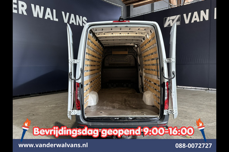 Mercedes-Benz Sprinter 315CDI 150pk 9G-Tronic Automaat L3H2 Euro6 Airco | Camera | Apple Carplay | Cruisecontrol Android Auto, Chauffeursstoel, Sidebars, Trekhaak, Bijrijdersbank