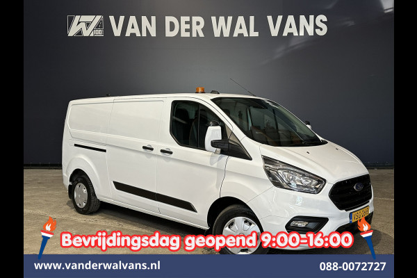 Ford Transit Custom 2.0 TDCI 130pk L2H1 Inrichting Euro6 Airco | Camera | 2800kg Trekhaak | LED | Cruisecontrol | Android Auto Stoelverwarming, Verwarmde voorruit, Parkeersensoren, Bijrijdersbank