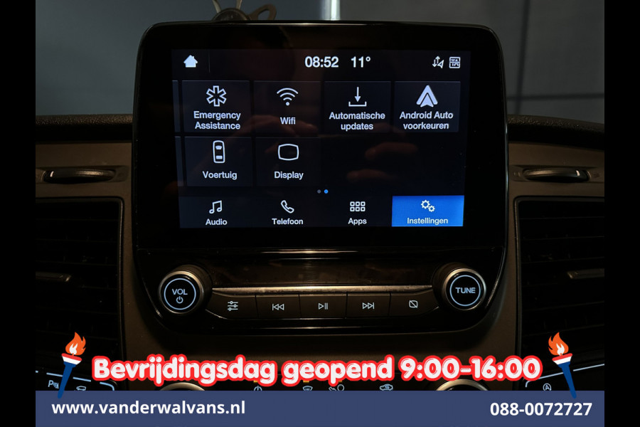 Ford Transit Custom 2.0 TDCI 130pk L2H1 Inrichting Euro6 Airco | Camera | 2800kg Trekhaak | LED | Cruisecontrol | Android Auto Stoelverwarming, Verwarmde voorruit, Parkeersensoren, Bijrijdersbank