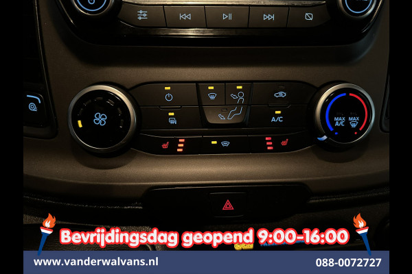 Ford Transit Custom 2.0 TDCI 130pk L2H1 Inrichting Euro6 Airco | Camera | 2800kg Trekhaak | LED | Cruisecontrol | Android Auto Stoelverwarming, Verwarmde voorruit, Parkeersensoren, Bijrijdersbank