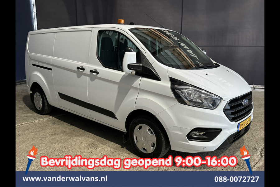 Ford Transit Custom 2.0 TDCI 130pk L2H1 Inrichting Euro6 Airco | Camera | 2800kg Trekhaak | LED | Cruisecontrol | Android Auto Stoelverwarming, Verwarmde voorruit, Parkeersensoren, Bijrijdersbank