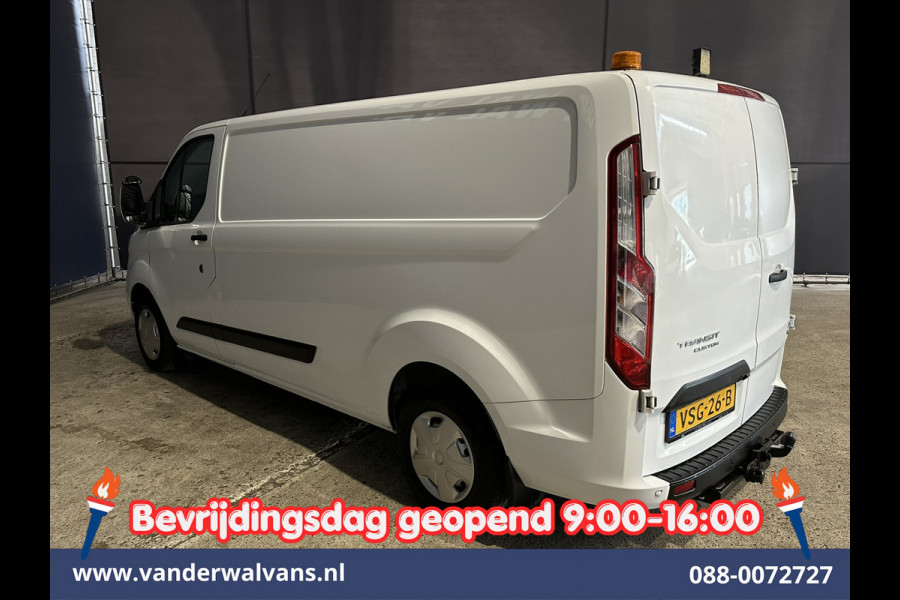 Ford Transit Custom 2.0 TDCI 130pk L2H1 Inrichting Euro6 Airco | Camera | 2800kg Trekhaak | LED | Cruisecontrol | Android Auto Stoelverwarming, Verwarmde voorruit, Parkeersensoren, Bijrijdersbank