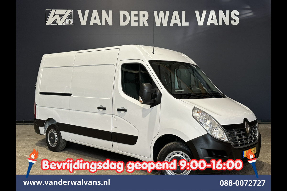 Renault Master 2.3 dCi 131pk L2H2 Euro6 Airco | 2500kg Trekhaak | Bijrijdersbank Bluetooth telefoonvoorbereiding