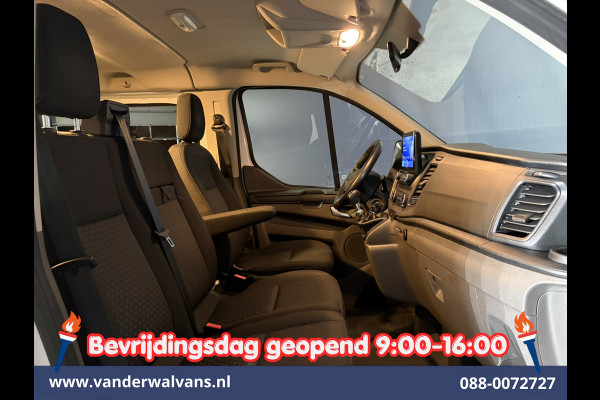 Ford Transit Custom 2.0 TDCI 130pk L2H1 Dubbele Cabine Euro6 Airco | 6-Zits | Camera | Apple Carplay Android Auto, Cruisecontrol, Stoelverwarming, Parkeersensoren, Achterklep