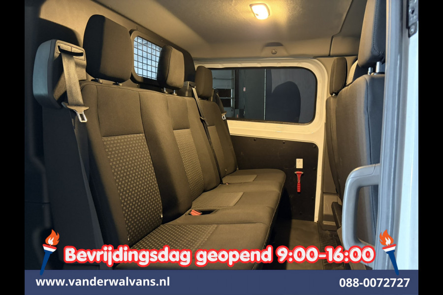 Ford Transit Custom 2.0 TDCI 130pk L2H1 Dubbele Cabine Euro6 Airco | 6-Zits | Camera | Apple Carplay Android Auto, Cruisecontrol, Stoelverwarming, Parkeersensoren, Achterklep
