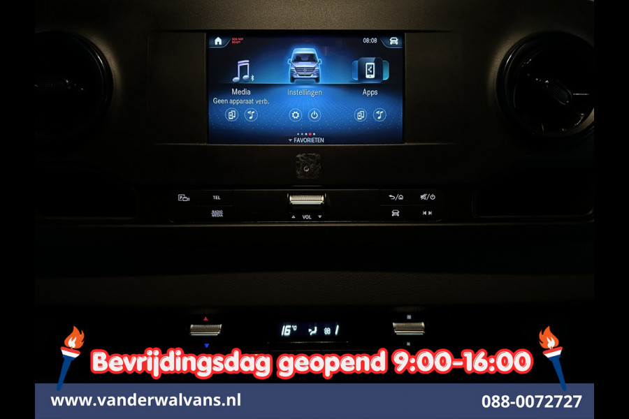 Mercedes-Benz Sprinter 315 CDI 150pk L2H1 Euro6 Airco | Camera | Apple Carplay | Cruisecontrol | Trekhaak Android Auto, Stoelverwarming, Parkeersensoren, Bijrijdersbank