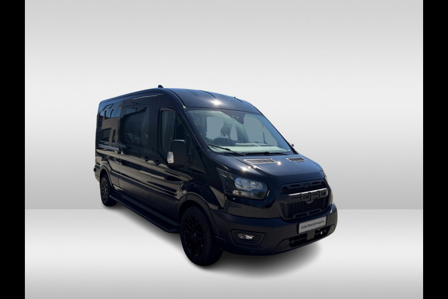 Ford Transit 350 2.0 TDCI L3H2 Trend 130pk DC 7 zits - Navi - Stoelverwarming - Raptor - Cruise - Trekhaak - PDC - Rijklaar