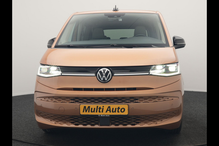 Volkswagen Multivan 1.4 eHybrid L1H1 Style 7 Persoons PHEV 218pk | Trekhaak Af Fabriek | Panodak | Alcantara Sportstoelen & Stuur Verwarmd |  Adaptive Cruise | Camera | IQ Light | Apple Carplay | Blis | Navigatie | DAB | Plug In Hybrid |