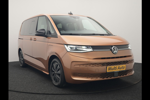 Volkswagen Multivan 1.4 eHybrid L1H1 Style 7 Persoons PHEV 218pk | Trekhaak Af Fabriek | Panodak | Alcantara Sportstoelen & Stuur Verwarmd |  Adaptive Cruise | Camera | IQ Light | Apple Carplay | Blis | Navigatie | DAB | Plug In Hybrid |
