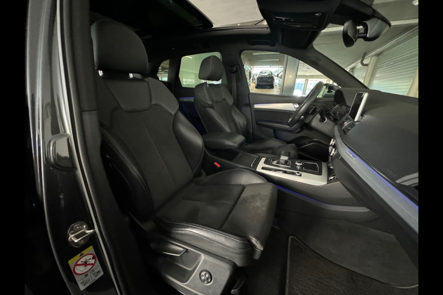 Audi Q5 55 TFSI e quattro S Line Pano|Luchtvering|HuD|B&O