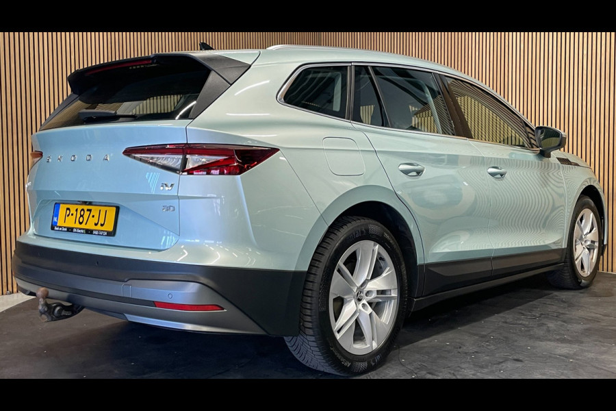 Škoda ENYAQ iV 80|91% SOH|GROTE ACCU|ELEK.TREKHAAK|STOEL+STUURVERWARMING|CAMERA|CARPLAY/ANDROID|NAVI|NL-AUTO|NAP|1e EIG.|INCL.BTW|