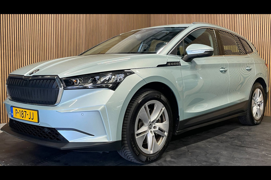 Škoda ENYAQ iV 80|91% SOH|GROTE ACCU|ELEK.TREKHAAK|STOEL+STUURVERWARMING|CAMERA|CARPLAY/ANDROID|NAVI|NL-AUTO|NAP|1e EIG.|INCL.BTW|